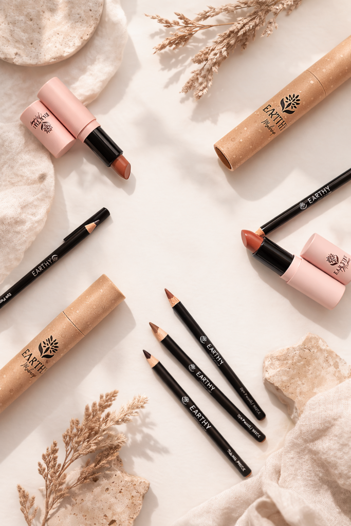 Earthy makeup everyday glam